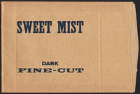 Vintage bag SWEET MIST Dark Fine Cut tobacco Scotten Dillon Detroit Michigan