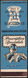 Vintage matchbook cover SWENSONS REXALL DRUG STORE Lake Preston South Dakota