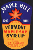 Vintage labels SYRUP Cane Corn Maple Lot of 3 New England Bay State Boston n-mint+
