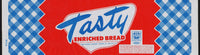 Vintage bread wrapper TASTY Heebe Bakery Company Gretna Louisiana 1956 n-mint
