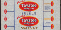 Vintage bread wrapper TAYSTEE SQUARE St Paul Minneapolis Duluth Minnesota unused