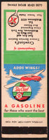 Vintage matchbook cover TEXACO Sky Chief gas oil Carwfords Station Middletown NY