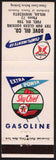 Vintage matchbook cover TEXACO Sky Chief gas sign pictured Dove Oil Milan Minnesota
