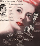 Vintage magazine ad THAT FORSYTE WOMAN movie from 1949 Errol Flynn Greer Garson