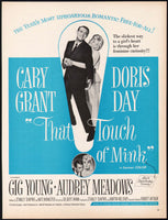 Vintage magazine ad THAT TOUCH OF MINK movie 1962 stars Doris Day and Cary Grant
