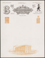 Vintage letterhead THE BACORN COMPANY Old Doc Forkola early graphics Elmira NY