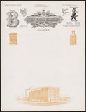 Vintage letterhead THE BACORN COMPANY Old Doc Forkola early graphics Elmira NY