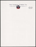 Vintage letterhead THE CHARLES E HIRES CO Philadelphia Omaha Nebraska n-mint+