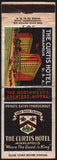 Vintage matchbook cover THE CURTIS HOTEL picturing the hotel Minneapolis Minnesota