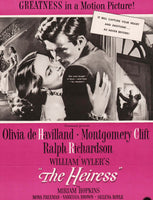 Vintage magazine ad THE HEIRESS movie 1949 Olivia De Havilland Montgomery Clift