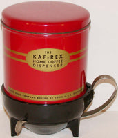 Vintage THE KAF REX HOME COFFEE DISPENSER United Drug Boston St Louis n-mint
