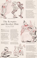 Vintage magazine ad THE KEWPIES and BROTHER DAN from 1913 with Rose O'Neill art