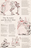 Vintage magazine ad THE KEWPIES and BROTHER DAN from 1913 with Rose O'Neill art