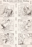 Vintage magazine ad THE KEWPIES and DOTTY DARLING from 1911 Rose O'Neill artwork