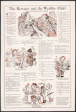 Vintage magazine ad THE KEWPIES and the WEALTHY CHILD from 1913 by Rose O'Neill