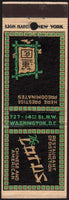 Vintage matchbook cover THE LOTUS RESTAURANT Chinese and American Washington DC