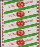 Vintage bread wrapper THE NEW HAYS LOAF Oil City Pennsylvania new old stock n-mint