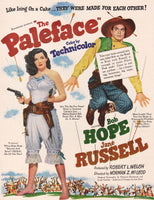 Vintage magazine ad THE PALEFACE movie 1948 starring Bob Hope and Jane Russell