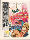 Vintage magazine ad THE PERILS OF PAULINE movie from 1947 Betty Hutton John Lund