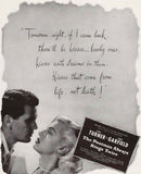 Vintage magazine ad THE POSTMAN ALWAYS RINGS TWICE movie from 1946 Lana Turner