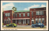 Vintage postcard THE ROYAL HOTEL with old hotel pictured Chester Illinois unused