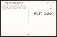 Vintage postcard THE T BONE SUPPER CLUB Fred W Braht designer Wichita Kansas