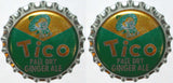 Soda pop bottle caps Lot of 100 TICO GINGER ALE cork lined unused new old stock