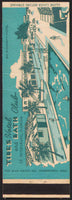 Vintage matchbook cover TIDES HOTEL and BATH CLUB full length St Petersburg Florida