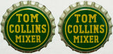 Soda pop bottle caps Lot of 25 TOM COLLINS MIXER #2 cork unused new old stock