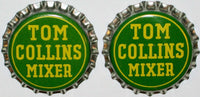 Soda pop bottle caps Lot of 25 TOM COLLINS MIXER #1 cork unused new old stock