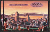 Vintage playing card TOP OF THE MARK daylight Hotel Mark Hopkins San Francisco