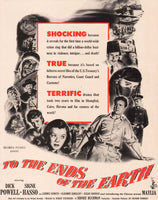 Vintage magazine ad TO THE ENDS OF THE EARTH movie 1948 Dick Powell Signe Hasso