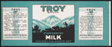 Vintage label TROY EVAPORATED MILK Helene of Troy 1921 United Cleveland Ohio