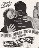 Vintage magazine ad UNDERCURRENT #1 movie 1946 Katharine Hepburn and Robert Taylor