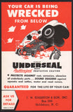 Vintage postcard UNDERSEAL COATING car pictured J M Edgerton Goldsboro North Carolina