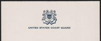 Vintage letterhead UNITED STATES COAST GUARD nice logo new old stock excellent++