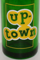 Vintage soda pop bottle UP-TOWN green glass 8oz 1958 Up-Town Beverage Toledo OH
