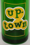 Vintage soda pop bottle UP-TOWN green glass 8oz 1958 Up-Town Beverage Toledo OH