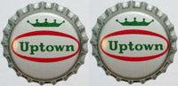Soda pop bottle caps UPTOWN Lot of 2 cork lined unused and new old stock