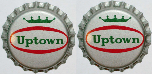 Soda pop bottle caps UPTOWN Lot of 2 cork lined unused and new old stock