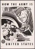 Vintage magazine ad US TIRES 1942 Army cartoon Hitler Hirohito Mussolini 2 page