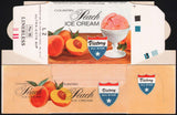 Vintage box VICTORY ALL STAR ICE CREAM Peach One Pint 1961 Emporia Kansas unused