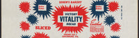 Vintage bread wrapper VICTORY VITALITY Serens Bakery Leechburg Pennsylvania n-mint