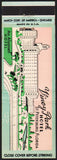 Vintage matchbook cover VINOY PARK HOTEL full length picture St Petersburg Florida