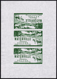 Vintage wrapper WATERVILLE BUTTER cows and farm scene Farmers Cooperative Iowa