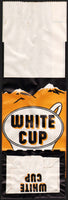 Vintage bag WHITE CUP COFFEE mountains pictured Foodland Cleveland Ohio unused n-mint