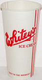 Vintage paper cup WHITEYS ICE CREAM Best In The Midwest new old stock n-mint