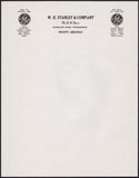 Vintage letterhead W H STANLEY and COMPANY Piggott Arkansas GE General Electric
