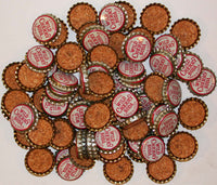 Soda pop bottle caps Lot of 100 WILD CHERRY SODA cork lined unused new old stock