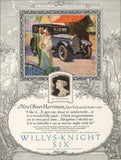 Vintage magazine ad WILLYS KNIGHT SIX automobile 1926 Mrs Oliver Harriman pictured
